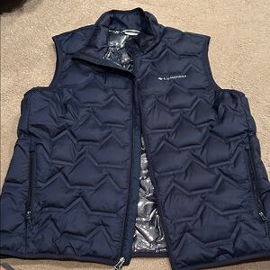 Columbia Dark Blue Quilted Vest